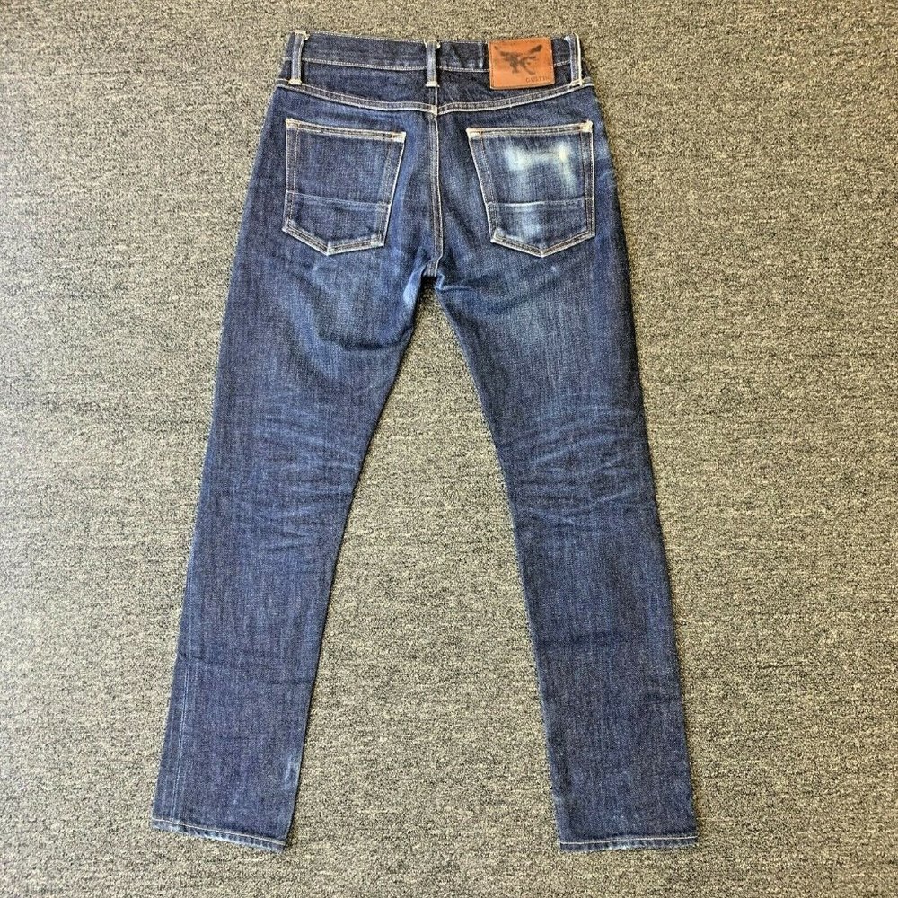 Gustin California Skinny Raw Dark Blue Jeans Sz 29 #116699 5 - Pocket ~ YaY!